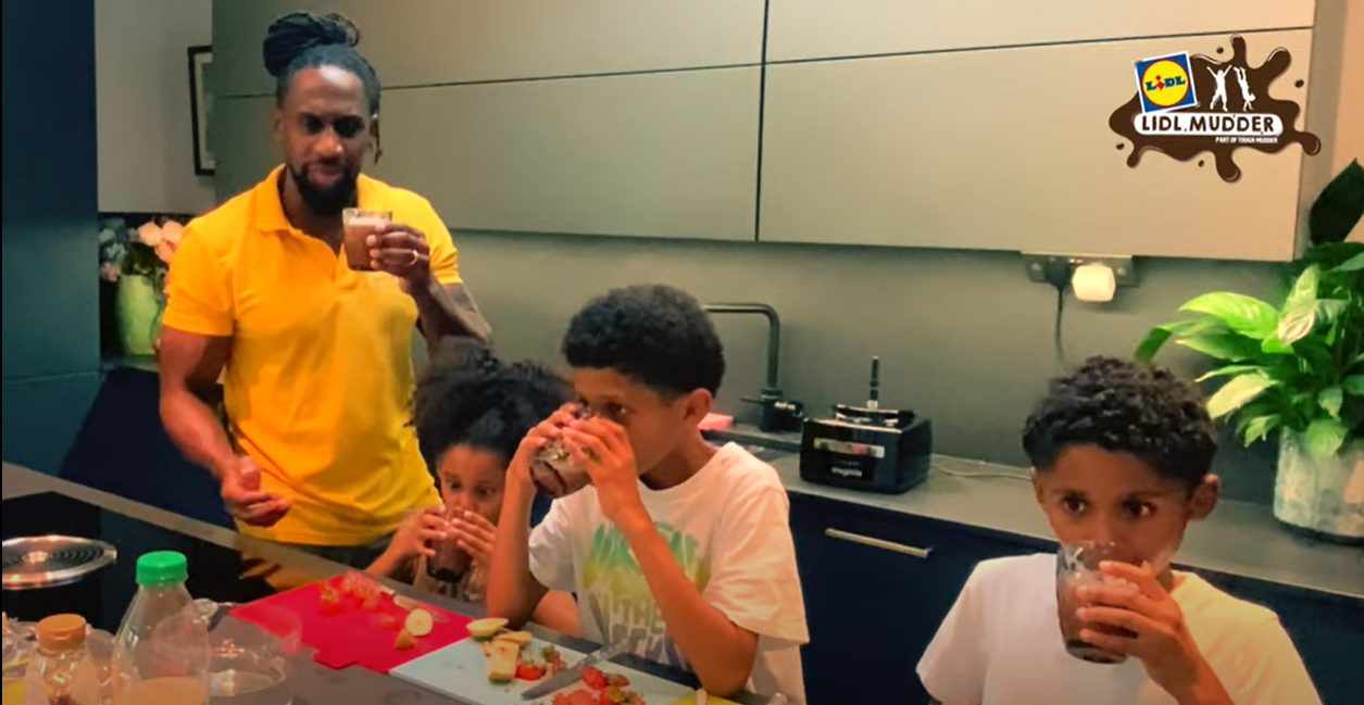 drinking energy drink